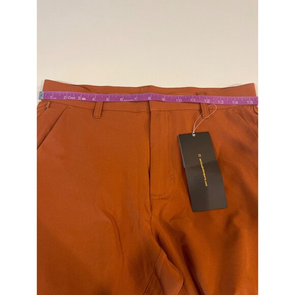 Mier Mens Rust Brown Pants With Tags - Picture 8 of 8